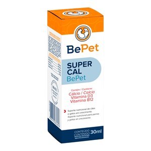 SUPERCAL CÃES E GATOS BEPET 30ML