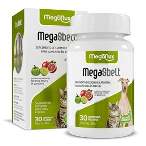 MEGASBELT 1120MG MEGANUX 30 COMPRIMIDOS PALATÁVEIS PARA CÃES E GATOS